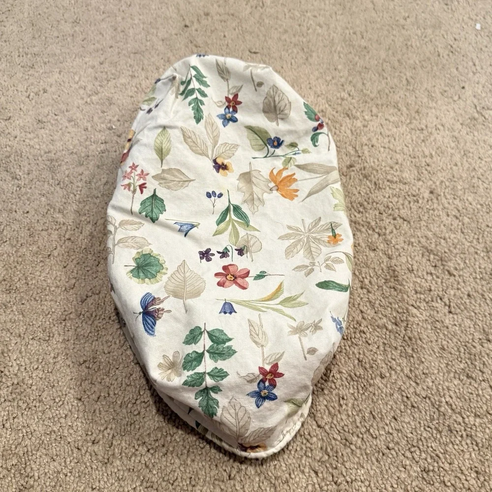 Longaberger Botanic Fields Floral Basket Fabric Liner Cottagecore Country 90s